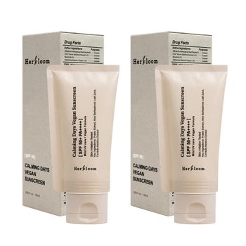 Herbloom Calming Days Vegan Sunscreen SPF 50+, 1.69 fl oz, 2-pack