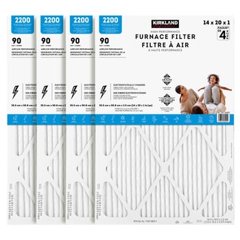 Kirkland Signature 2200 High Performance Furnace Filters, 4-pack | Costco