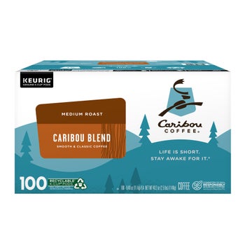 Caribou Coffee Caribou Blend K-Cup Pod, 100-count | Costco