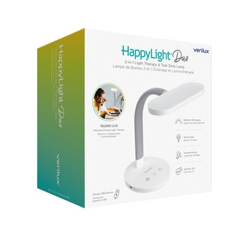 HappyLight Duo 2-In-1 Light Therapy & Task Desk Lamp | Costco