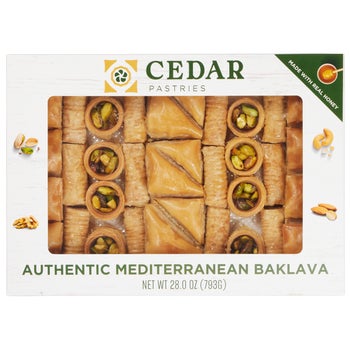 Cedar Pastries Assorted Authentic Baklava, 28 oz | Costco