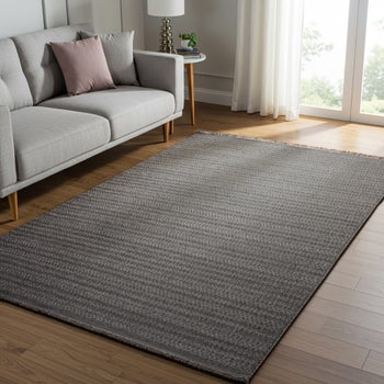 Serenity Area Rug Collection, Yura Charcoal | Costco