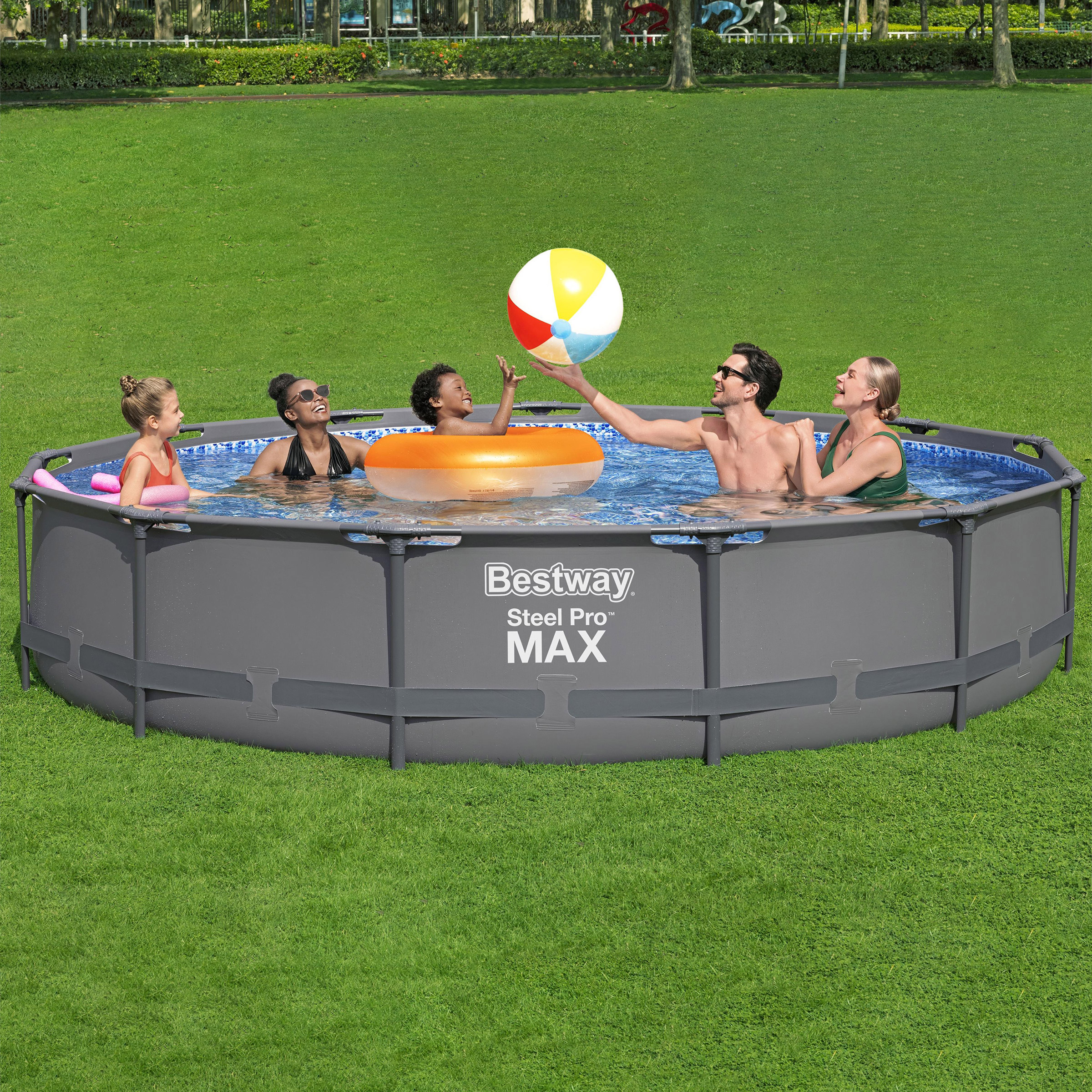 Bestway Steel Pro MAX 13' x 30” Round Above Ground Pool Set Costco