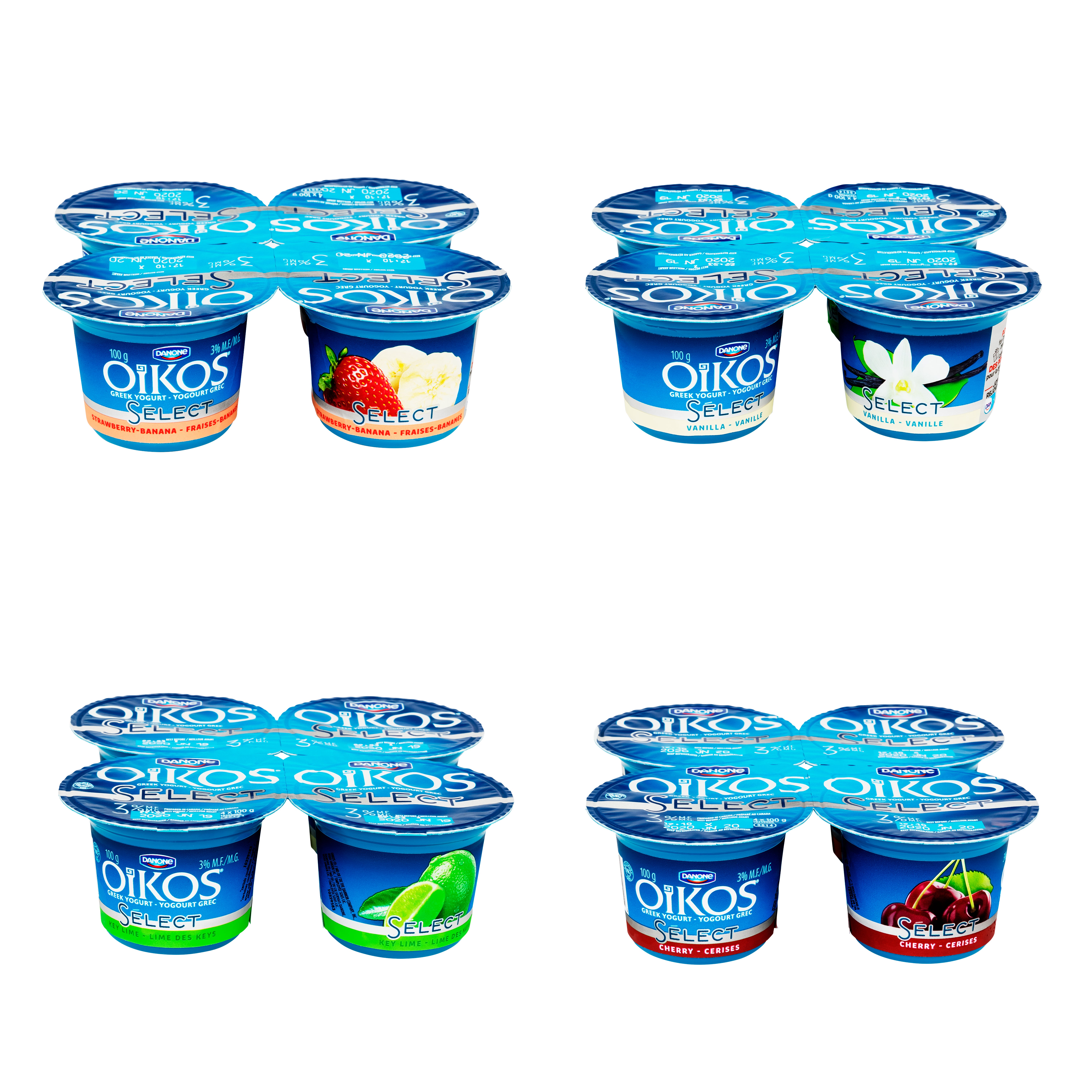Danone Oikos 3% Yogurt, 24-count | Costco
