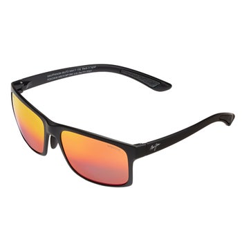 Maui Jim Pokowai Arch RM439-35UTD Matte Black Hawaii Lava