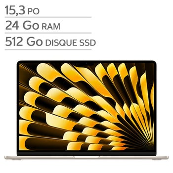 Apple MacBook Air 15.3 in., Apple M4 Chip – 24 GB RAM, 512 GB SSD