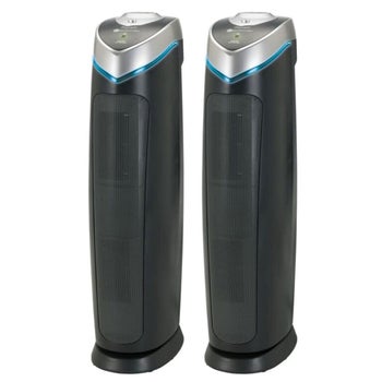 GermGuardian 28" 4-in-1 UV-C Tower Air Purifier, 2-pack