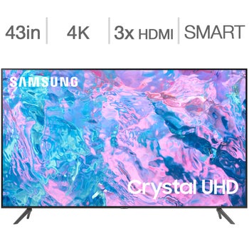 Samsung 43" Class - CU7000 Series - 4K UHD LED LCD TV