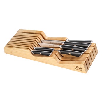 Cangshan Elbert Series German Steel 7-piece Knife In-drawer Set, Black