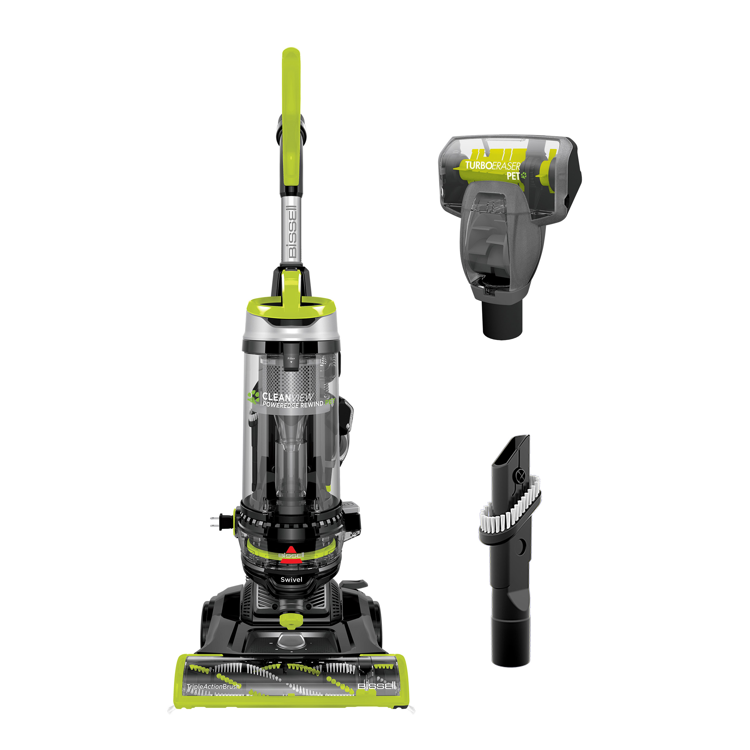 Bissell Cleanview PowerEdge Rewind Pet Upright Vacuum