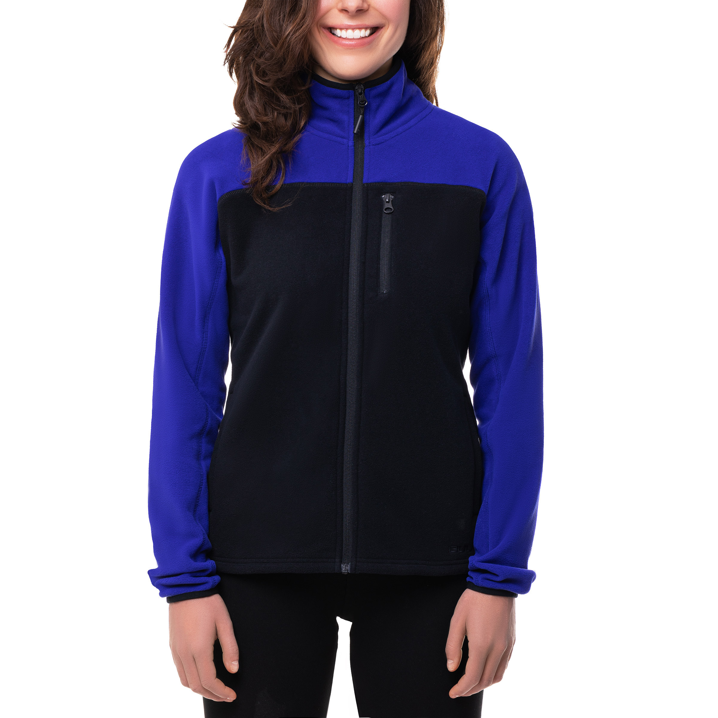 Veste Polaire Monogram Classique - Fermeture Éclair Complète, Poches, Taille Adulte