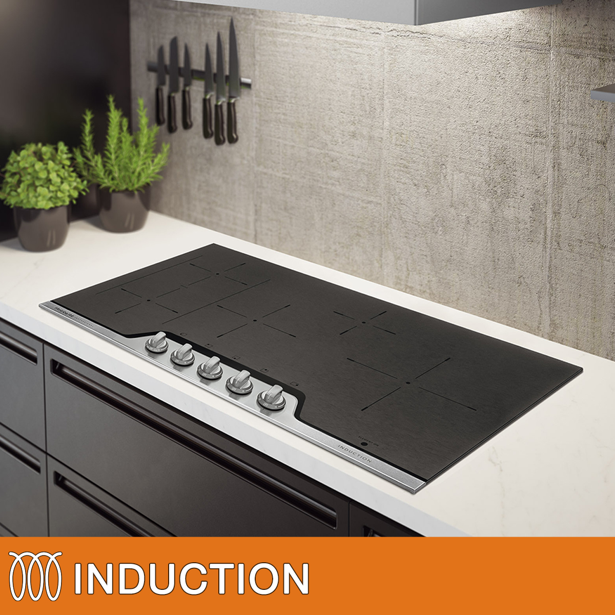 Frigidaire Professional 36 in. Stainless Steel Induction DropIn