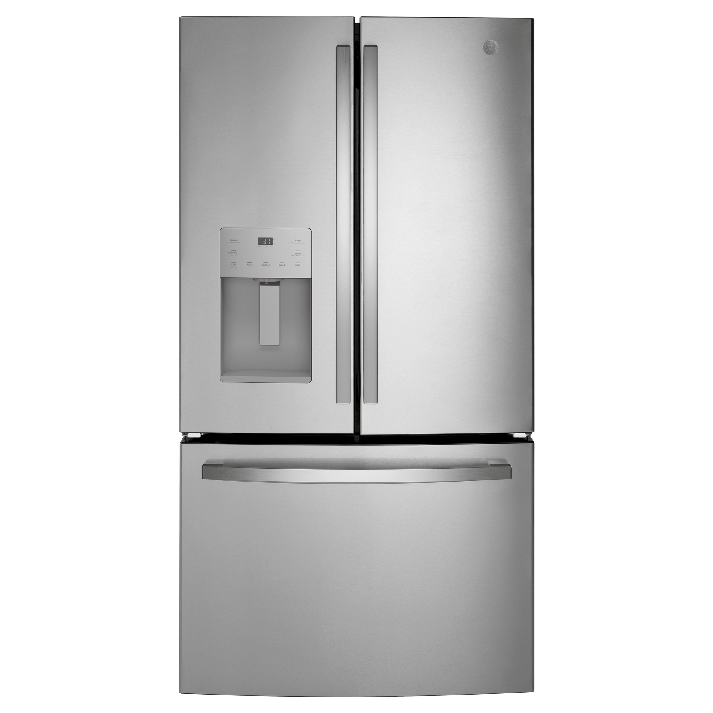 GE 36 in. 25.6 cu.ft. Bottom Freezer Refrigerator with FrostGuard