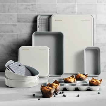 Tramontina 11-piece Ceramic Bakeware Set, green