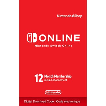 Nintendo Switch 12 Month Online Individual Membership – Digital Download