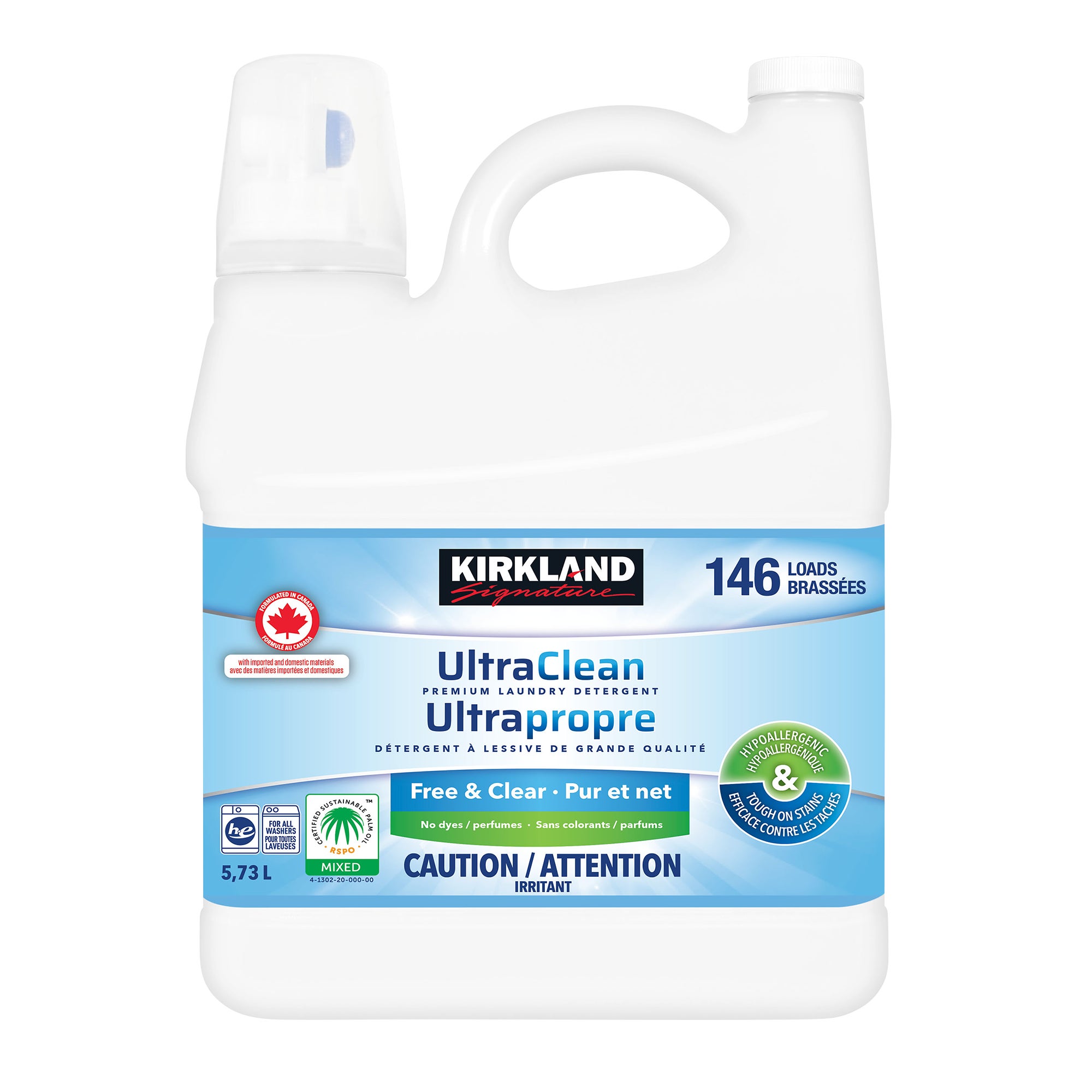 Kirkland Signature Ultra Clean Free and Clear Liquid Laundry