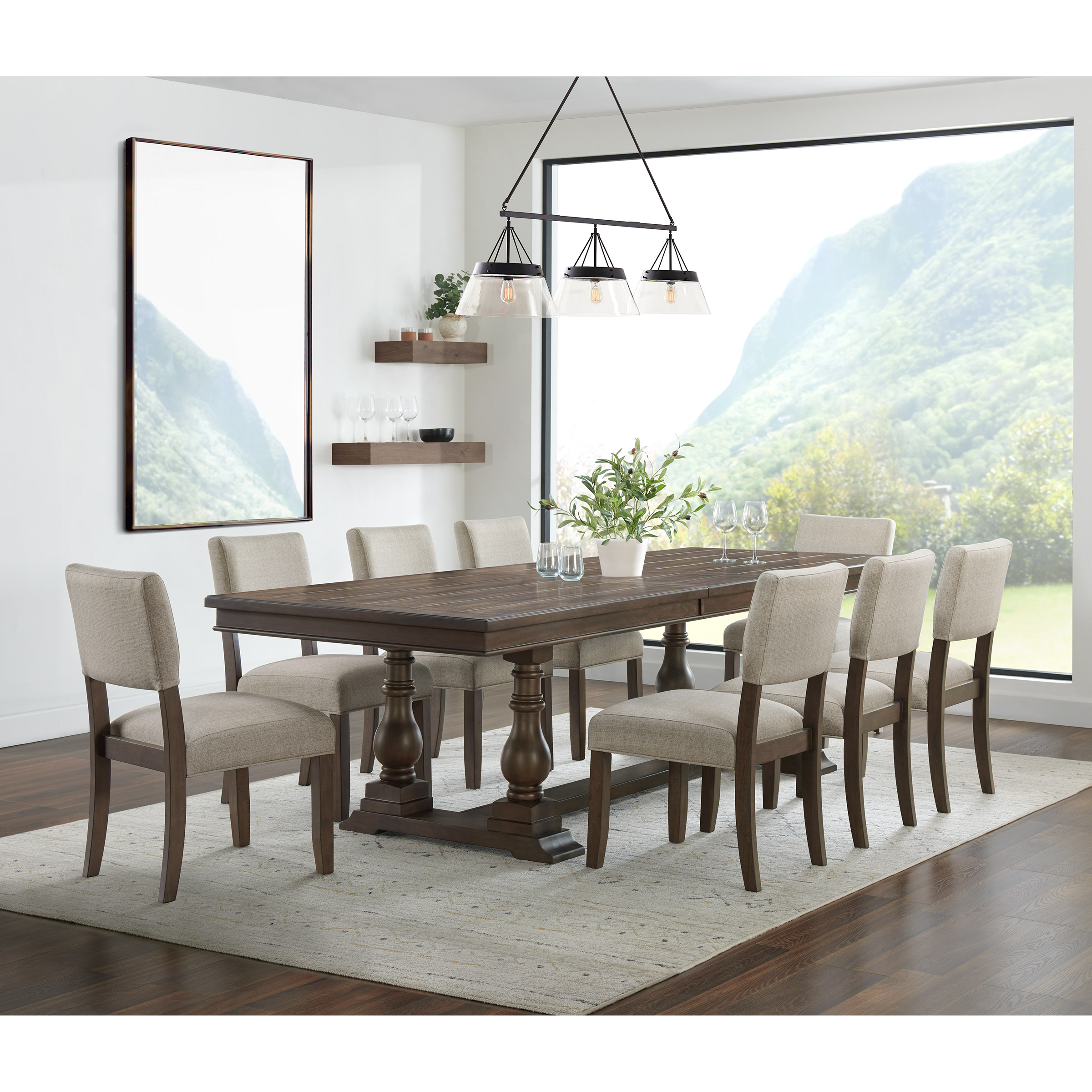 Thomasville Callan 9-piece Dining Table Set | Costco