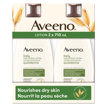 Aveeno Daily Moisturizing Lotion, 2 x 710 mL | Costco