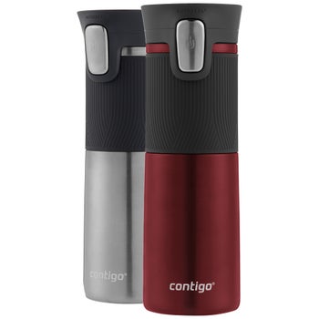 Contigo Pinnacle Autoseal Grip 16 oz. Travel Mug- 2-pack | Costco