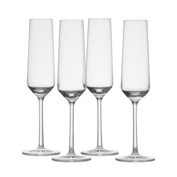 Zwiesel Glas Tritan Pure Champagne Flute 7.1oz., Set of 4