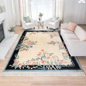 ラグ・カーペット 50s Sonoma Williams | Rug Knotted Hand Fleur rug Hand-Knotted Traditional ラグ・カーペット
