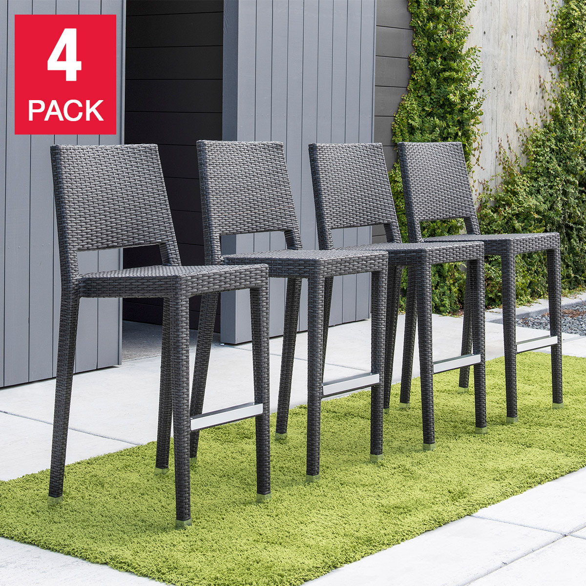 Niko 4pack Patio Barstools Costco