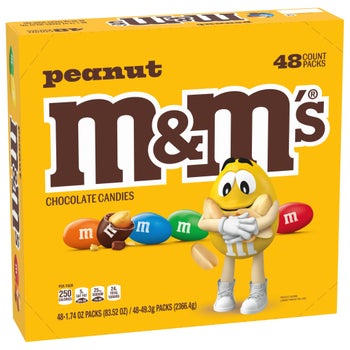 m&m様 M&M's Chocolate Candy, Peanut, Full Size, 1.74 oz, 48-count | Costco