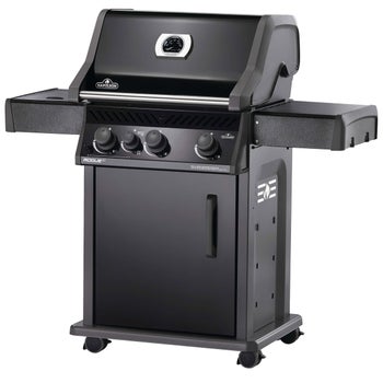Napoleon Rogue XT 425 Natural Gas BBQ with Infrared Side Burner and Cover