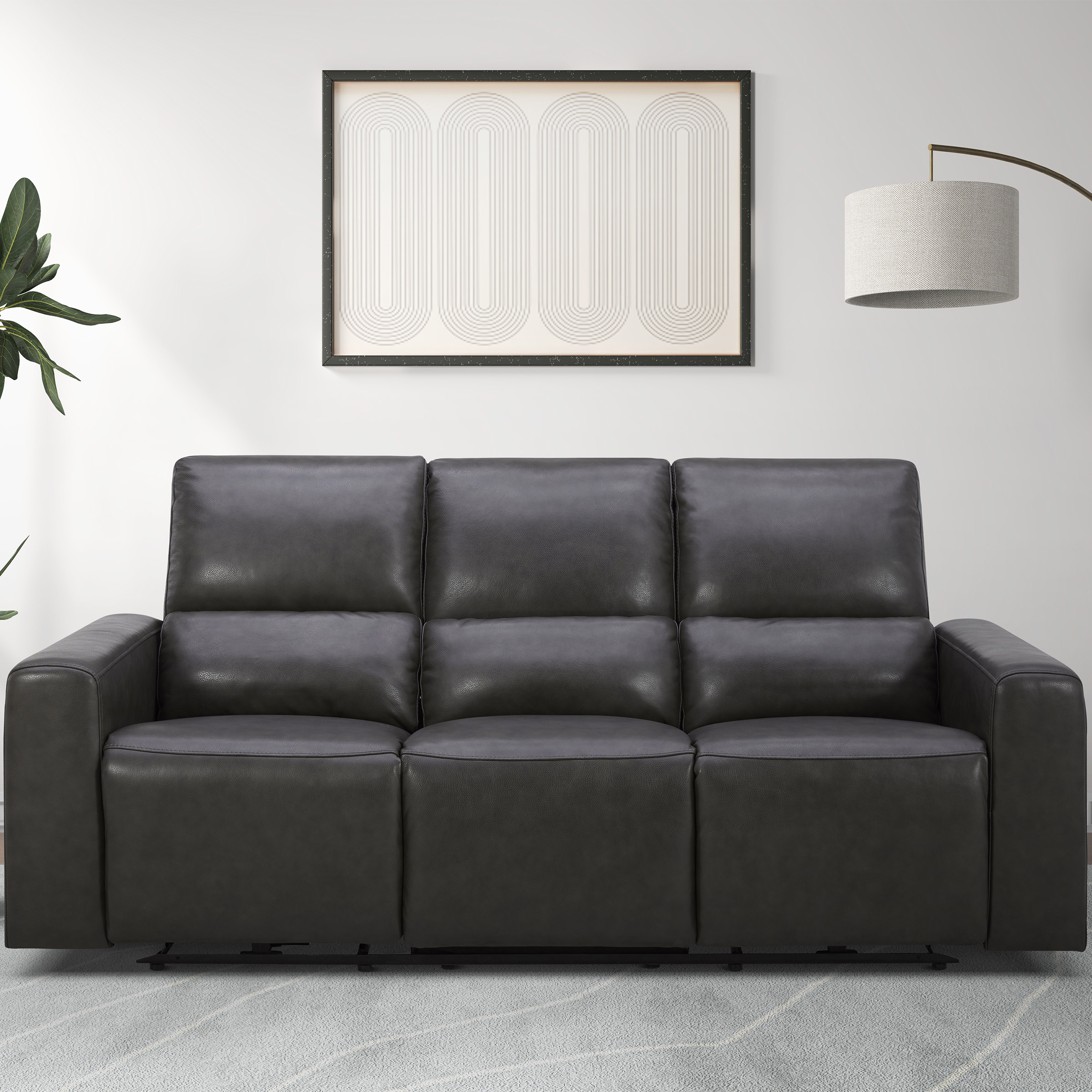 Gilman Creek Top-grain Leather Power Reclining Sofa | Costco