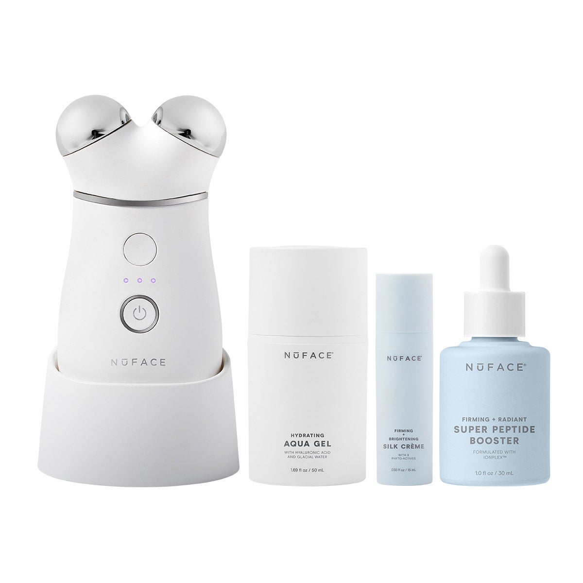 NuFACE Trinity + Facial Toning Device Starter Kit, with NuFACE Trinity + Facial Toning Device Starter Kit, with