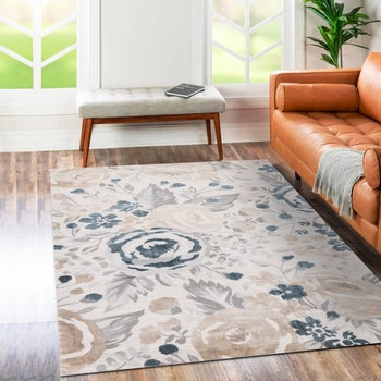 Viana Jardin Collection Blossom Indoor Area Rug | Costco