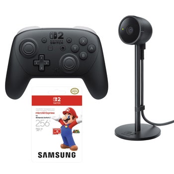 Nintendo Switch 2 Accessories Bundle: Pro Controller, Camera