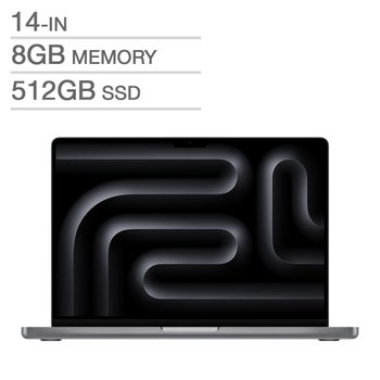 Apple MacBook Pro 14.2 in., M3, 8 GB RAM, 512 GB SSD, Space Grey