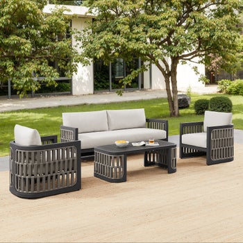 Henredon Cheval 4-piece Outdoor Patio Seating Set | Costco