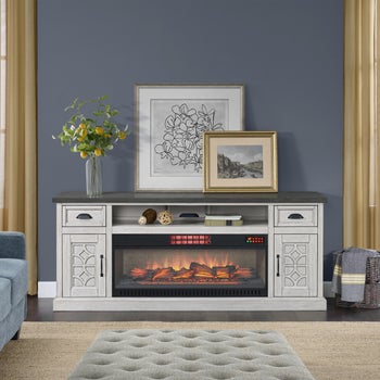 Ashlyn 74” Electric Fireplace Console | Costco