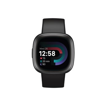 Fitbit Versa 4 Smartwatch GPS with two charging cables