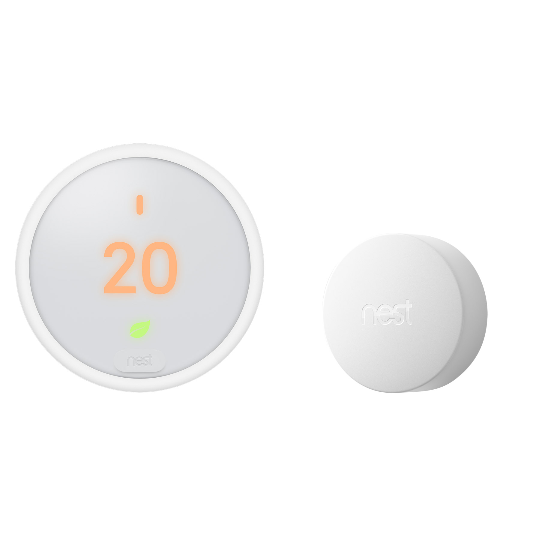 Google Nest Thermostat E with Nest Temperature Sensor Bundle Costco