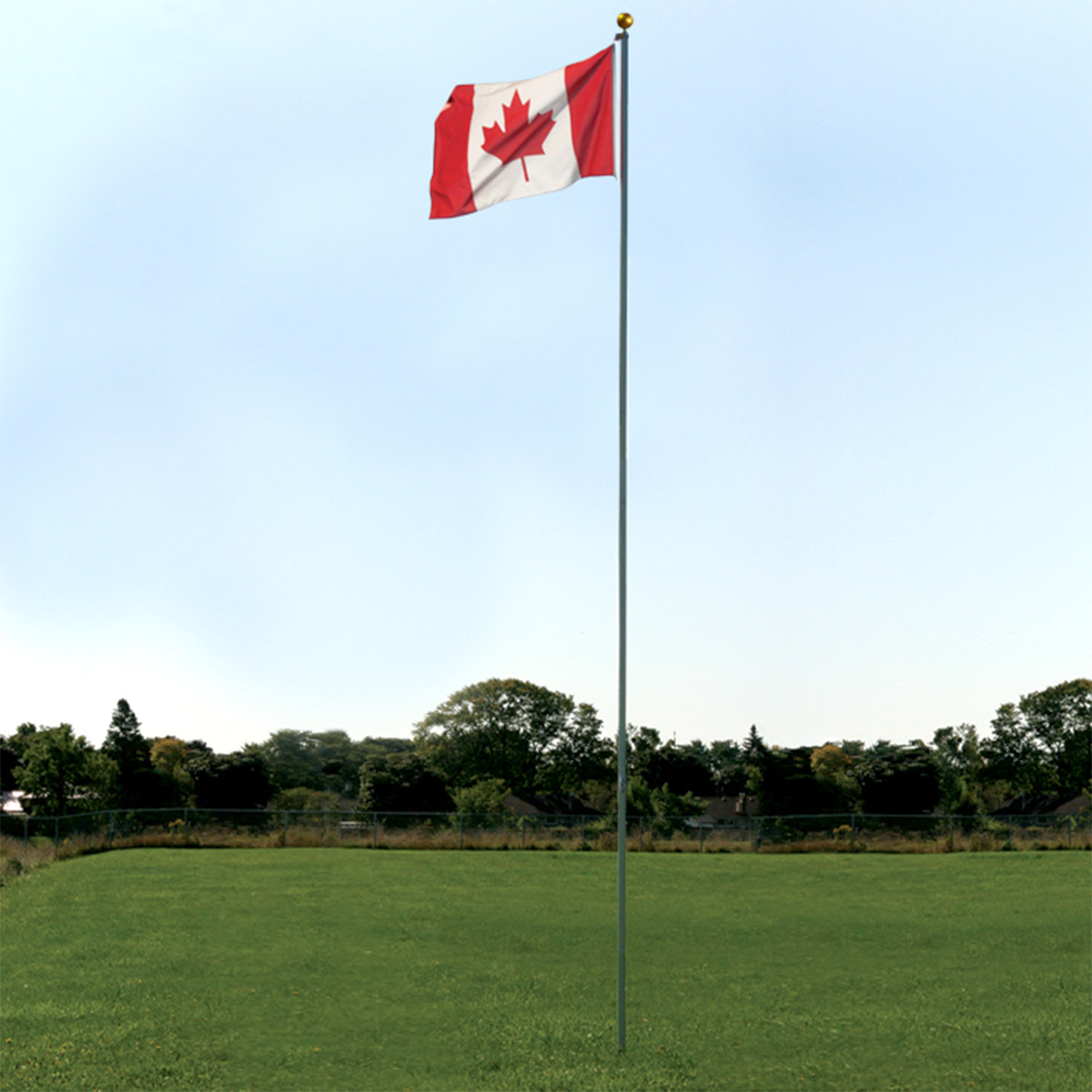 Flags Unlimited® 6 m (20ft.) Sectional Flagpole Costco