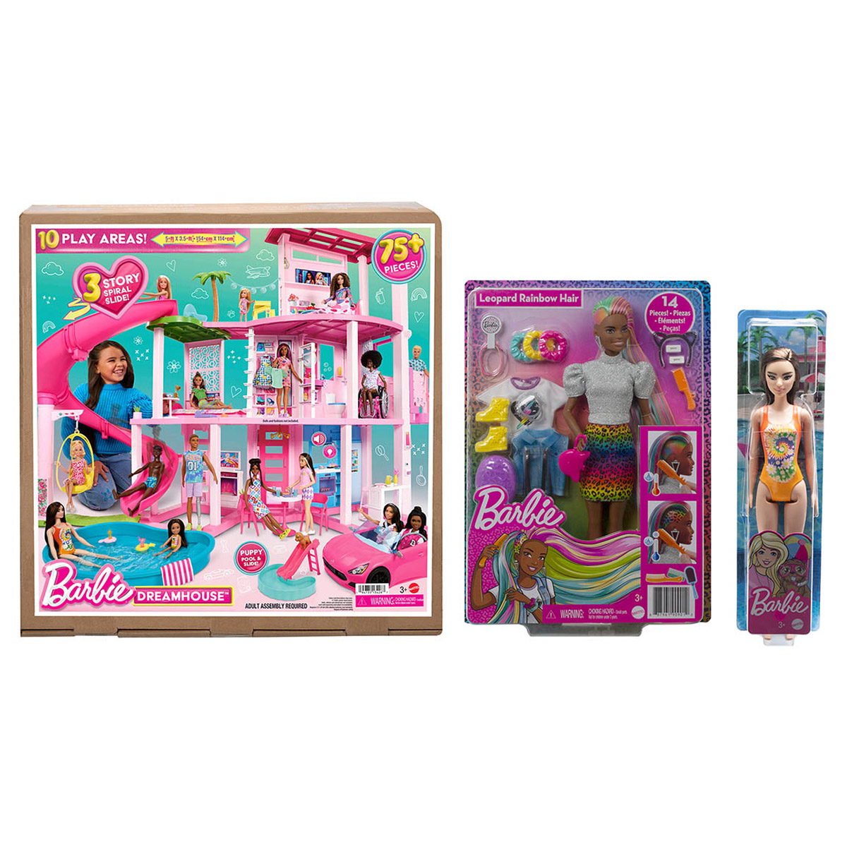 Barbie Dreamhouse and 2 Dolls Costco