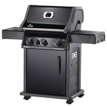 Napoleon Rogue XT 425 Propane Gas BBQ with Infrared Side Burner and Cover