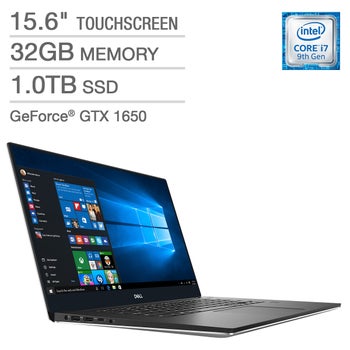 Dell XPS 15 Touchscreen Laptop - 9th Gen Intel Core i7-9750H