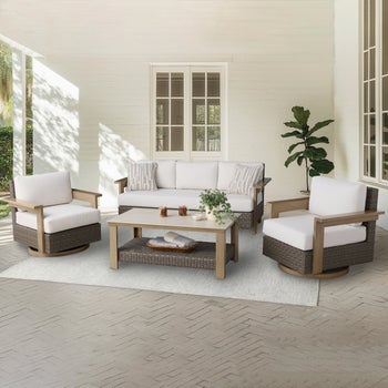 Agio Juniper 4-piece Outdoor Patio Seating Set | Costco