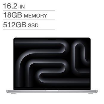 Apple MacBook Pro 16.2 in., M3 Pro, 18 GB RAM, 512 GB SSD