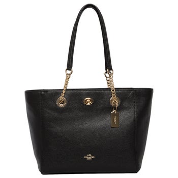 美品 COACH Tote Bag Black Turnlock 1138792-847__1?auto=webp&