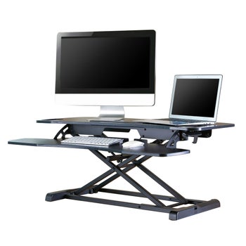 TygerClaw Black Sit-and-stand Adjustable Desk Riser