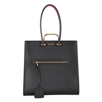 Alexander McQueen The Tall Story Tote Bag, Black | Costco