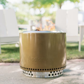 Solo Stove Bonfire 2.0 Metalic Bronze Wood Burning Fire Pit +