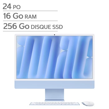 iMac 2024 ブルー M4/16GB/256GB MWUF3J/A 24インチiMac M4 （8コアCPU/8コアGPU） ブルー MWUF3J/A [23.5型