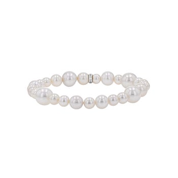 Sheryl Lowe White Freshwater Pearl Bracelet | Costco