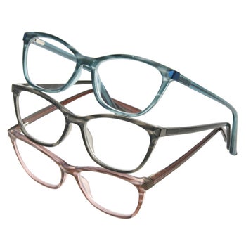 小物 EYEVAN GRACE Design Optics by Foster Grant Aviana Plastic Cateye Reading